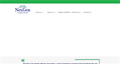 Desktop Screenshot of nexgenconsultants.com