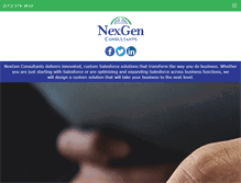 Tablet Screenshot of nexgenconsultants.com